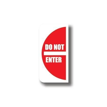 Ergomat 17in x 30in HALF SIGNS - Do Not Enter Right DSV-SIGN 510 #0633RIGHT -UEN